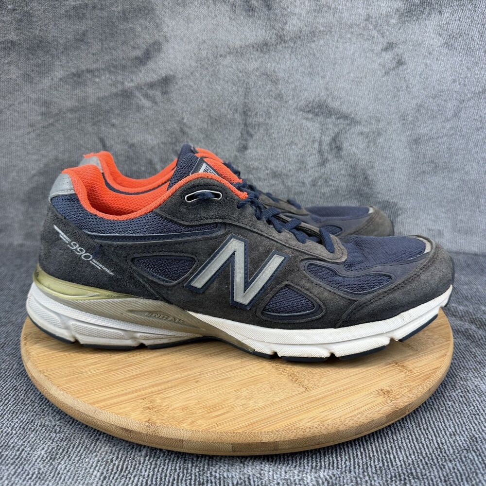 New Balance 990V4 Shoes Womens Size 13 Blue Running Sneakers W990NV4 No Insoles